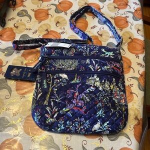 Harry Potter Vera Bradley Triple Zip Hipster Forbidden Forest RETIRED NWT RARE